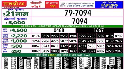watch live draw on https //www.youtube.com/rajshreelottery|Rajshree Lottery Result .